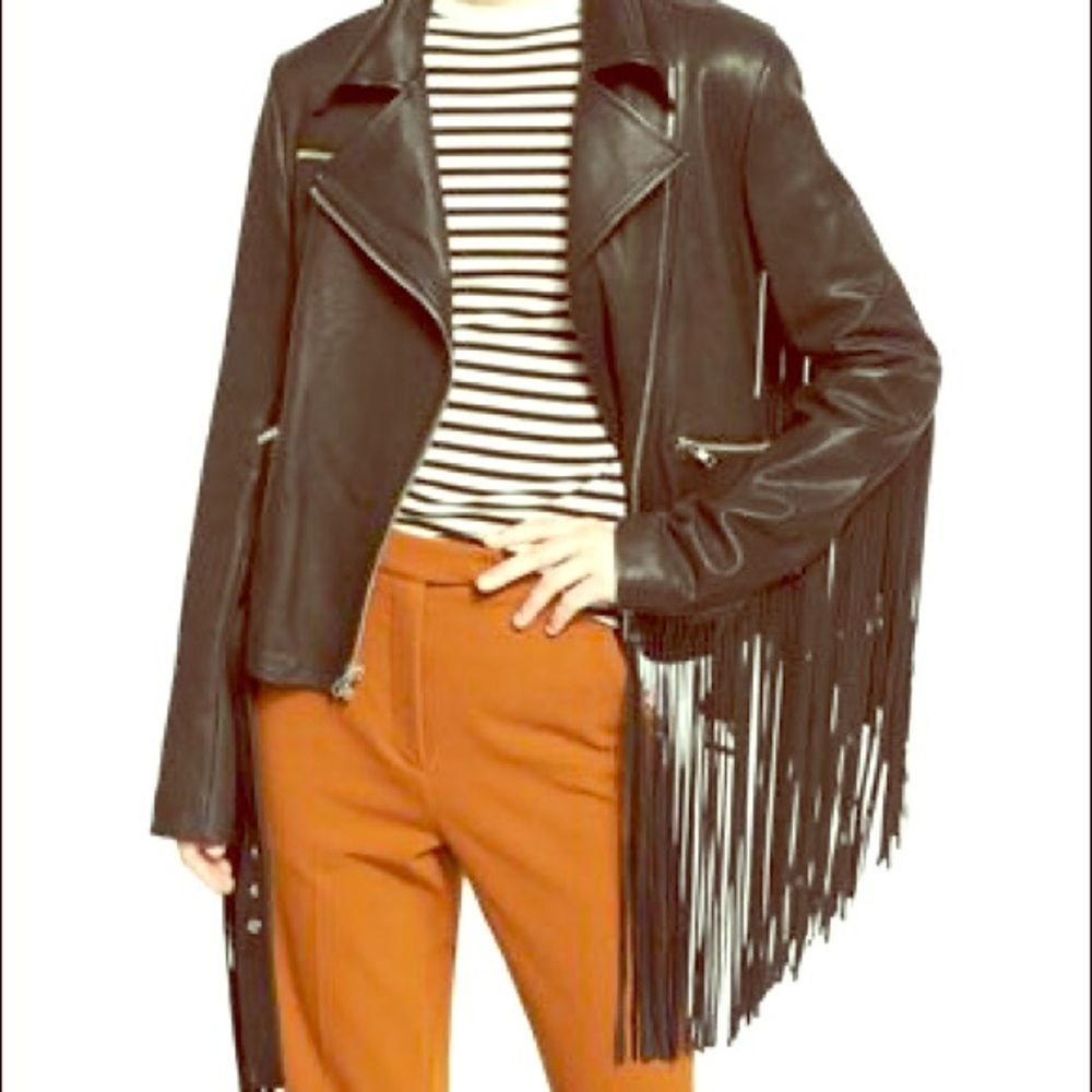 A.L.C. Biker Leather Jacket